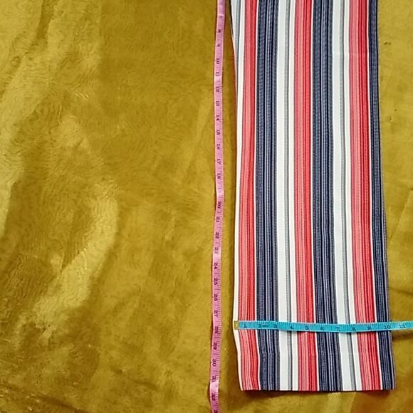 Vintage Haymater Made In USA Striped Women's Pants Dress Size 12 - Picture 9 of 16